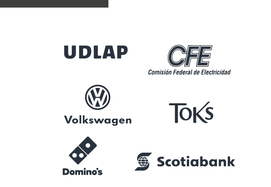 Logotipos de clientes destacados de IMPERMAX