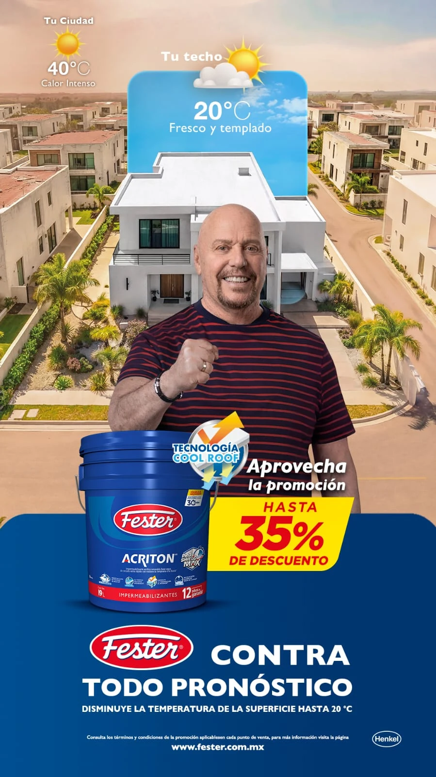 Promoción y tecnología Cool Roof de Fester disponible en IMPERMAX